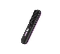 Brosse lissante Sans Fil Céramique Rechargeable Noir - 2400mAh - 5 températures 130-200°C