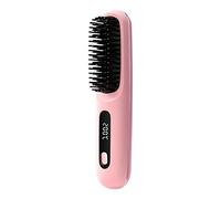 Brosse Lissante sans Fil,Fer à Lisser sans Fil Thermique | Peigne À Lisser Plat Rechargeable,pour Femme Maison Salon Coiffure Voyage Chambre Salle de Bain