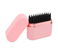 Brosse lisser les cheveux avec ions n gatifs Peigne chauffant rechargeable avec 3 r glages de temp rature id al pour et cheveux fins pais Rose