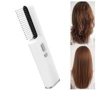 Brosse Lisseur pour Cheveux,Peigne Lisseur Électrique Chauffant À Vapeur | Accessoires de Coiffure pour Types Courts Longs Frisés Épais Hommes Femmes Quotidien Voyage Travail Soirée Rendez-vous