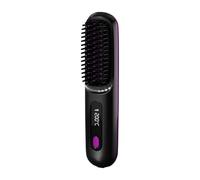 Brosse Lisseur Sans Fil Rechargeable ABS Céramique 20x4.5x3cm 370g USB - Peigne Coiffant Ionique Négatif Portable 3 Températures, Anti-Brûlure Voyage