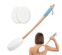 Brosse Lotion - Accès Autobronzant Indépendant, Corps Préformé Avec Une Portée Plus Large, Mousse à Haute Absorption + Tête Amovible, Cadre en Résine Antichoc - Pour Douche Et Ro