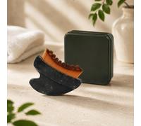 brosse lymphatique visage avec jade Manche de gua sha, lymphatic face brush | brosse de contour lymphatique pour le visage avec boîte de rangement, pour s'applique au visages le menton et la mâchoire