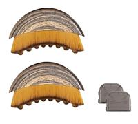 Brosse Lymphatique Visage，brosse nettoyante visage Lot de 2 brosses sèches Drainage lymphatique Visage pour façonner le massage visage nettoyante, le menton et la jawline Outil de soin de la peau