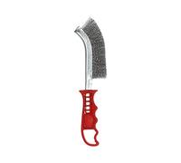 Norton – Brosse main – manche plastique rouge – acier – 260x41