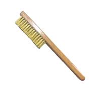 Brosse manuelle avec manche en bois de 290 mm, idéale pour la finition du bois et des surfaces, offrant un ponçage efficace et précis.