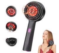 Brosse Massage Cuir Chevelu,Masseur Tete Cheveux,Masseur électrique du cuir chevelu, peigne électrique portable de massage du cuir chevelu et des cheveux,Pour les hommes et les femmes