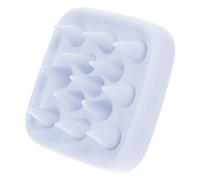 Brosse Massante Cuir Chevelu en Silicone Bleu pour Shampoing | Massage des Points D’acupression, Lavage sans Ongles, Usage Maison et Salle de Bain, pour Racines
