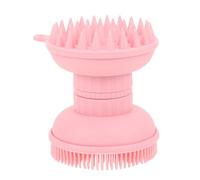 Brosse Massante Cuir Chevelu en Silicone Rose, Double Face pour Lavage | Design Monobloc à Petits Trous, Usage Maison, Relaxation Douce, Nettoyage du Visage, Effet sans Irritation