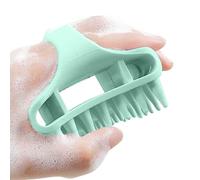 Brosse Massante Pour Cuir Chevelu En Silicone | Idéale Pour Un Nettoyage Et Massage Relaxant Doux,Brosse Massante Portable Shampooing Silicone Humide et Sec Types de Cheveux Voyage Douche