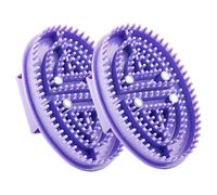 Brosse méridien pour le ventre, 2PCS Brosse de massage flexible avec poignée, relaxation complète des brosses de massage Meridian du corps