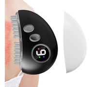 Brosse méridienne - Masseur abdominal | Appareil de modelage du corps | Brosse énergétique électrique avec écran LED, 9 niveaux de température vibration, stimulateur sculptant le corps, le ventre et