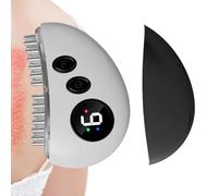 Brosse méridienne pour le ventre - Masseur à vibrations chauffantes de 3,94 pouces avec affichage LED | Outil de grattage portable à 9 températures pour la relaxation du dos, des jambes, des bras et d