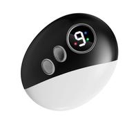 Brosse méridienne pour le ventre - Masseur vibrant chauffant de 3,94 pouces avec écran LED | Outil de grattage portable à 9 températures pour la relaxation du dos, des jambes, du soutien-gorge