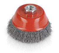BROSSE METAL COUPE DE 65 MM FILS ONDULES