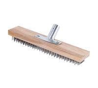 Brosse Métallique 20cm Balai Anti-Mousse Toiture Cour Mauvaises Herbes Piscine VITDIPY