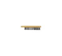 Brosse métallique 5 rangs acier pour nettoyage brossage décapage