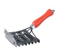 Brosse métallique 8 rangées avec peigne à crinière