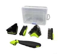 Brosse métallique à deux configurations avec options douces et rigides pour enlever la rouille pour nettoyer la peinture et dépoussiérer les meubles (C)