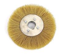 Brosse métallique à large face Conflex Brush, Brosse métallique for perceuse, fil d'acier plat, brosse circulaire, dérouillage du métal, meulage du bois