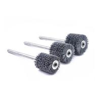 Brosse métallique abrasive en nylon, grain 80-1000, en carbure de silicium, tige de 8 mm, for meuleuse d'angle et outils électriques.(Grit180 Diameter62mm)