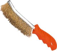 Brosse métallique Brosse à gratter laitonnée 230 mm de long pour enlever la rouille Rendre rugueux Nettoyer