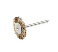 Brosse Metallique Brosse métallique, foret, polissage, meule, acier, laiton, Mini outil rotatif for outils à main Dremel(T-type copper)