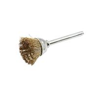Brosse Metallique Brosse métallique, foret, polissage, meule, acier, laiton, Mini outil rotatif for outils à main Dremel(Bowl shaped copper)