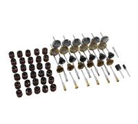 Brosse Metallique Brosse métallique, foret, polissage, meule, acier, laiton, Mini outil rotatif for outils à main Dremel(98PCS Polishing Set)