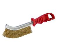 Brosse metallique convexe acier laitonnÃ©