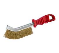 Brosse metallique convexe acier laitonné