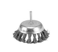 Brosse métallique de 100 mm, 10 cm, for perceuse électrique, rotative, abrasive, for éliminer la rouille, corrosion et le polissage wanglan