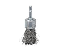 Brosse métallique en acier for perceuse | Argent, plusieurs tailles, for le nettoyage des perceuses, l'élimination de la rouille, le pelage, le meulage(Type1)