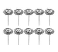 Brosse métallique en acier inoxydable de 25 mm, roue de polissage, métal, verre, 25 mm, bon effet de polissage et haute efficacité. Principalement utilisée pour le nettoyage du métal