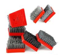 Brosse métallique en nylon antique pour polir le marbre et la pierre de granit, roue abrasive en carbure de silicium pour enlever la peinture, la rouille et la soudure, outil d'ébavurage du bois
