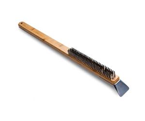 Brosse Metallique et racloir 2 en 1 pour Four a Pizza Ooni: Brosse de Nettoyage pour Pierre a Pizza et Grille Barbecue