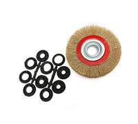 Brosse métallique for perceuse, 1 brosse en laiton de 125 mm for éliminer la rouille, polir, couper l'acier, rotative for mini , outil rotatif