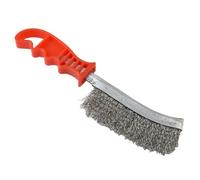 Brosse métallique industrielle en acier inoxydable pour traitement de la rouille et des soudures