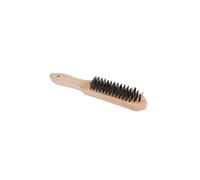 Brosse métallique laitonnée - 6 rangs G