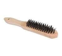 Brosse métallique laitonnée - 6 rangs G