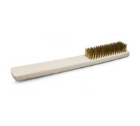 Brosse Métallique Manuelle Industrielle, Brosse 6x16 Rangs plaquée cuivre
