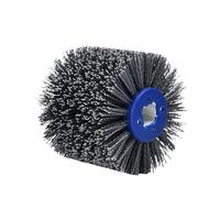 Brosse Metallique Meuleuse, Brosse Fartools 1 pièces 120*100*19mm Nylon fil abrasif tambour roue de polissage brosse électrique Uso apto para le travail du bois des métaux(80 Grit)