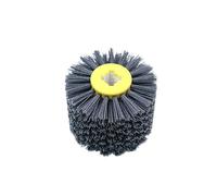 Brosse Metallique Meuleuse, Brosse Fartools 1 pièces 120*100*19mm roue de polissage de tambour de fil abrasif en Nylon Uso apto para le travail du bois des métaux(P180)