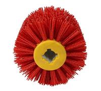 Brosse Metallique Meuleuse, Brosse Fartools 4 brosses à tambour en fil abrasif rouge, ébavurage, polissage, roue de polissage(240 Grit)