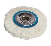 Brosse Metallique Meuleuse, Brosse Fartools Brosse Abrasive en Nylon, 100x16mm, 4 pouces, grain de roue 120 à 600, tréfilage abrasif, brosse de polissage ronde, ébavurage du bois, 1 pièce(Grit 320-01)