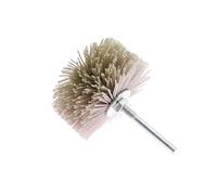 Brosse Metallique Meuleuse, Brosse Fartools Brosse de polissage radiale en Nylon, fil abrasif, diamètre extérieur 85mm, 2 pièces(P120)