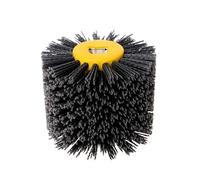 Brosse Metallique Meuleuse, Brosse Fartools Brosse en Nylon fil abrasif tambour roue de polissage brosse outil d'ébavurage 120x100x20mm(180Grit)