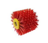 Brosse Metallique Meuleuse, Brosse Fartools Brosses à tambour en fil abrasif rouge 120x100x19mm, roue d'ébavurage, polissage, Uso apto para meubles en bois(P240 wheel only)