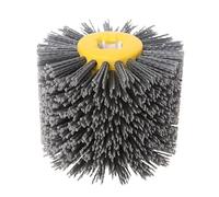 Brosse Metallique Meuleuse, Brosse Fartools Fil abrasif d'ébavurage 120x100mm, tête de brosse ronde, outil de polissage et de meulage, roue tampon Uso apto para meubles, Sculpture en bois(80)