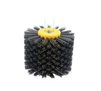 Brosse Metallique Meuleuse, Brosse Fartools Fil abrasif en Nylon 120x100x19mm, 1 pièce, grain 80-240, roue de polissage à tambour(P180)
